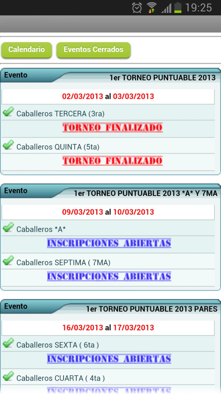 Federación Santafesina Pádel screenshot