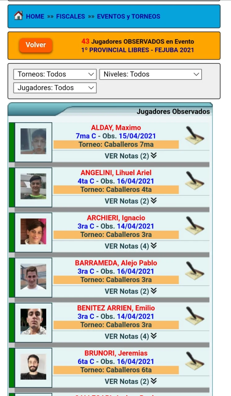 Federación Santafesina Pádel screenshot